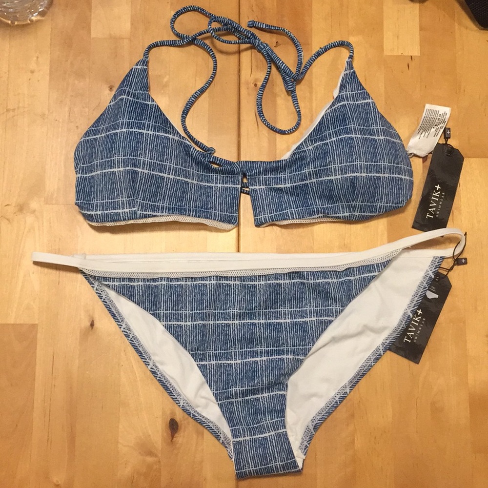 TAVIK Off the grid pacific blue bikini size large